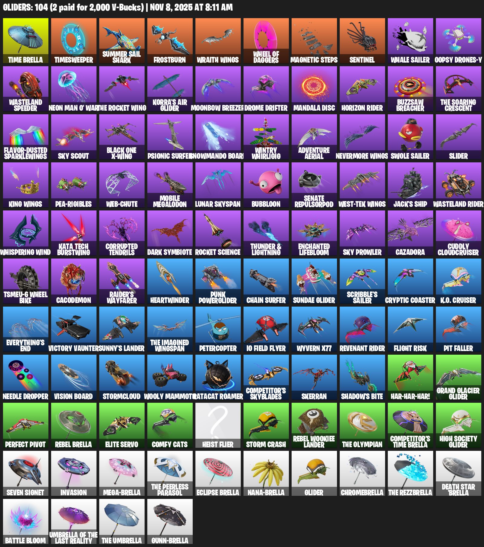 🎨 102 skins | 🌟 Fortnite account