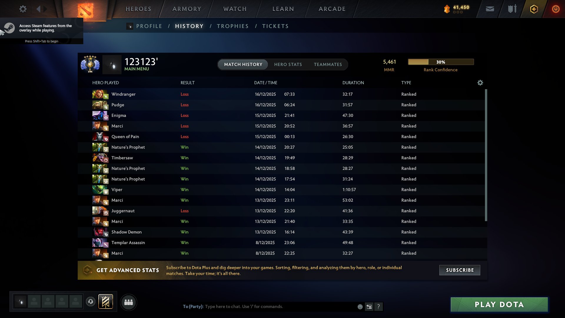 🏅 MMR 5500 | 🕒 2000 hours | 🛡 High behavior score