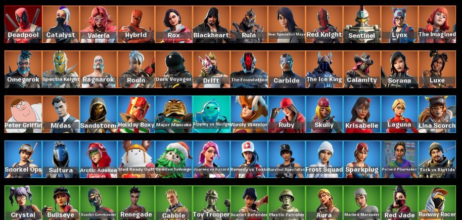 🎨 130 skins | 🌟 Fortnite account