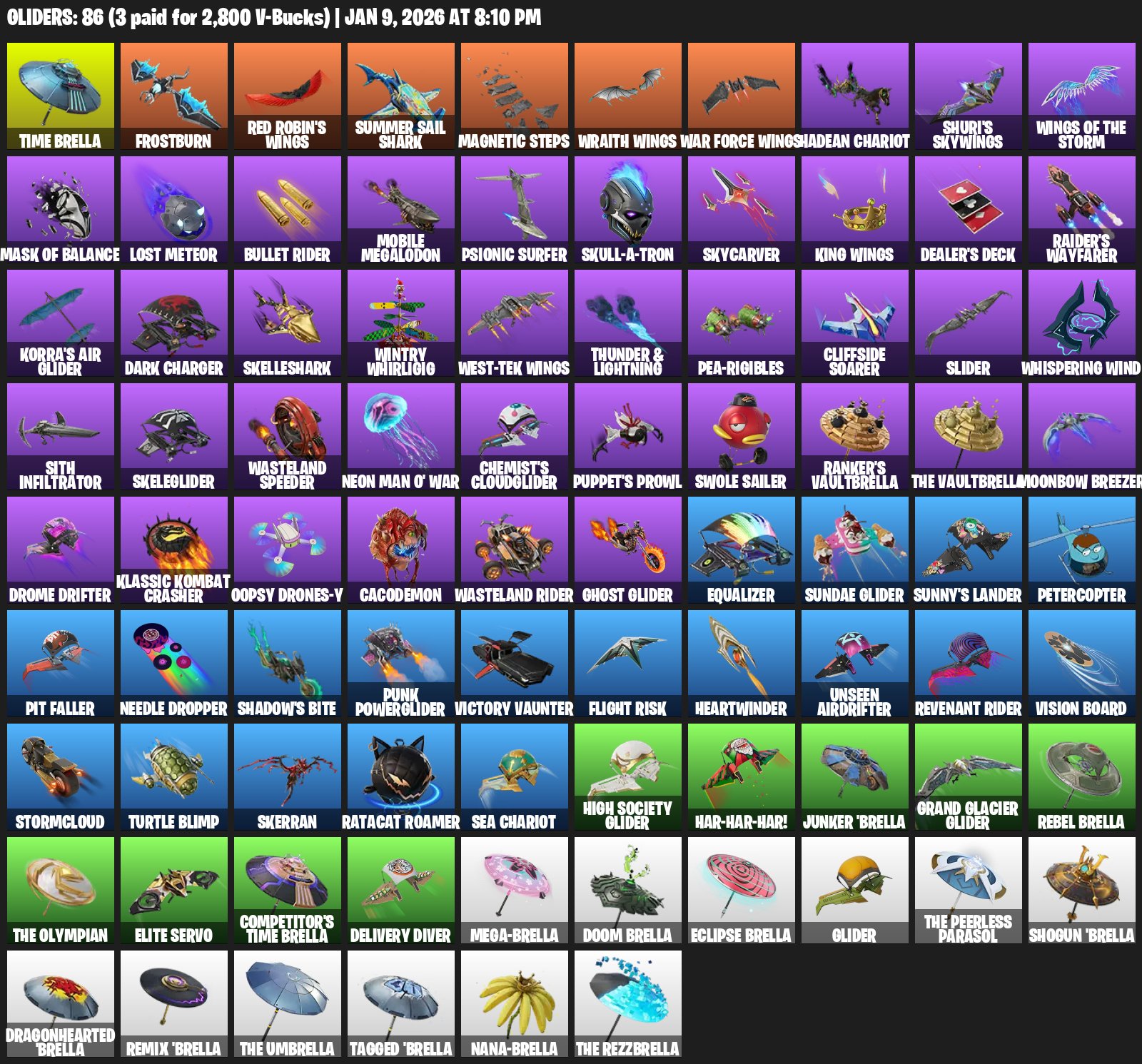 🎨 69 skins | 🌟 Fortnite account