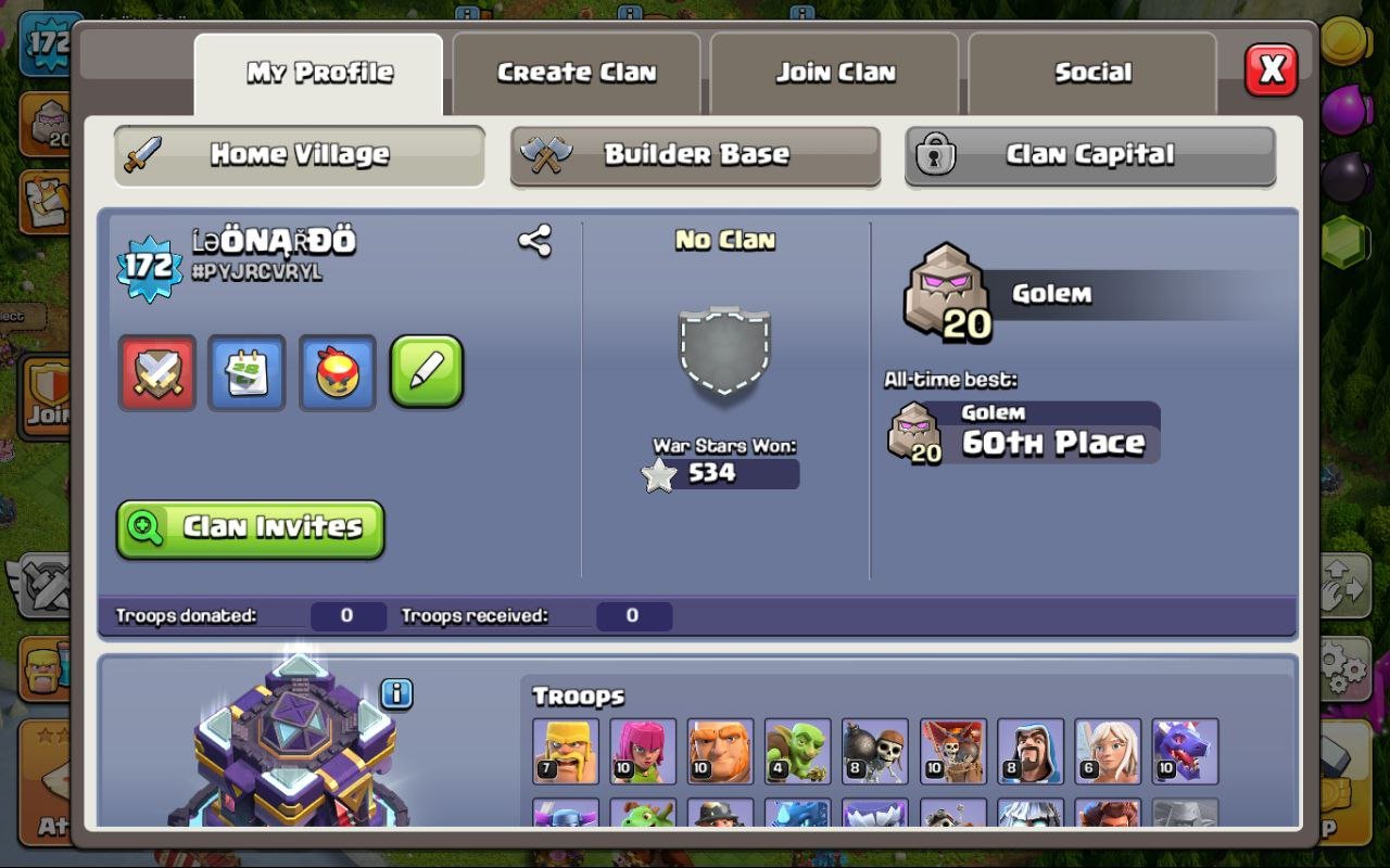 🏰 Clash of Clans акаунт | Ратуша 15 | Рівень 172