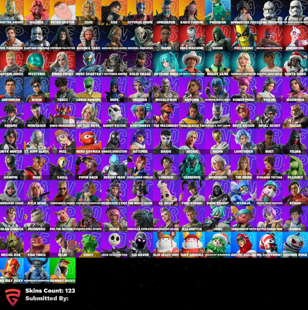 🎨 129 skins | 🌟 Fortnite account