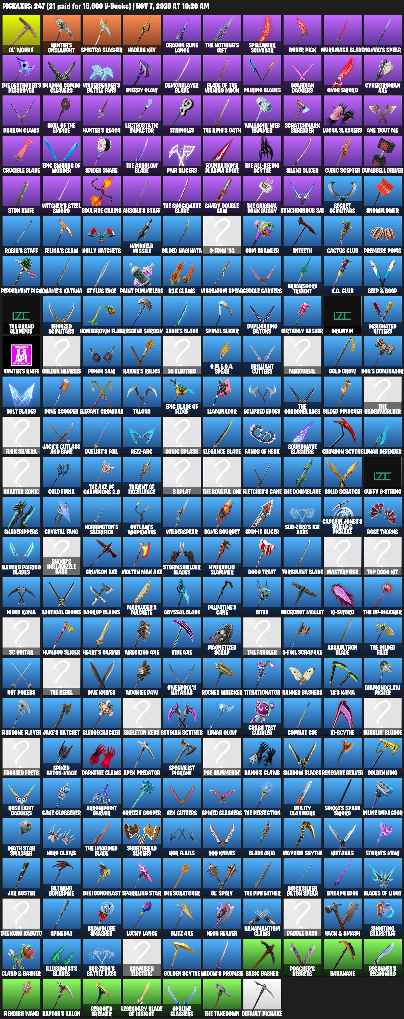 🎨 210 skins | 🌟 Fortnite account