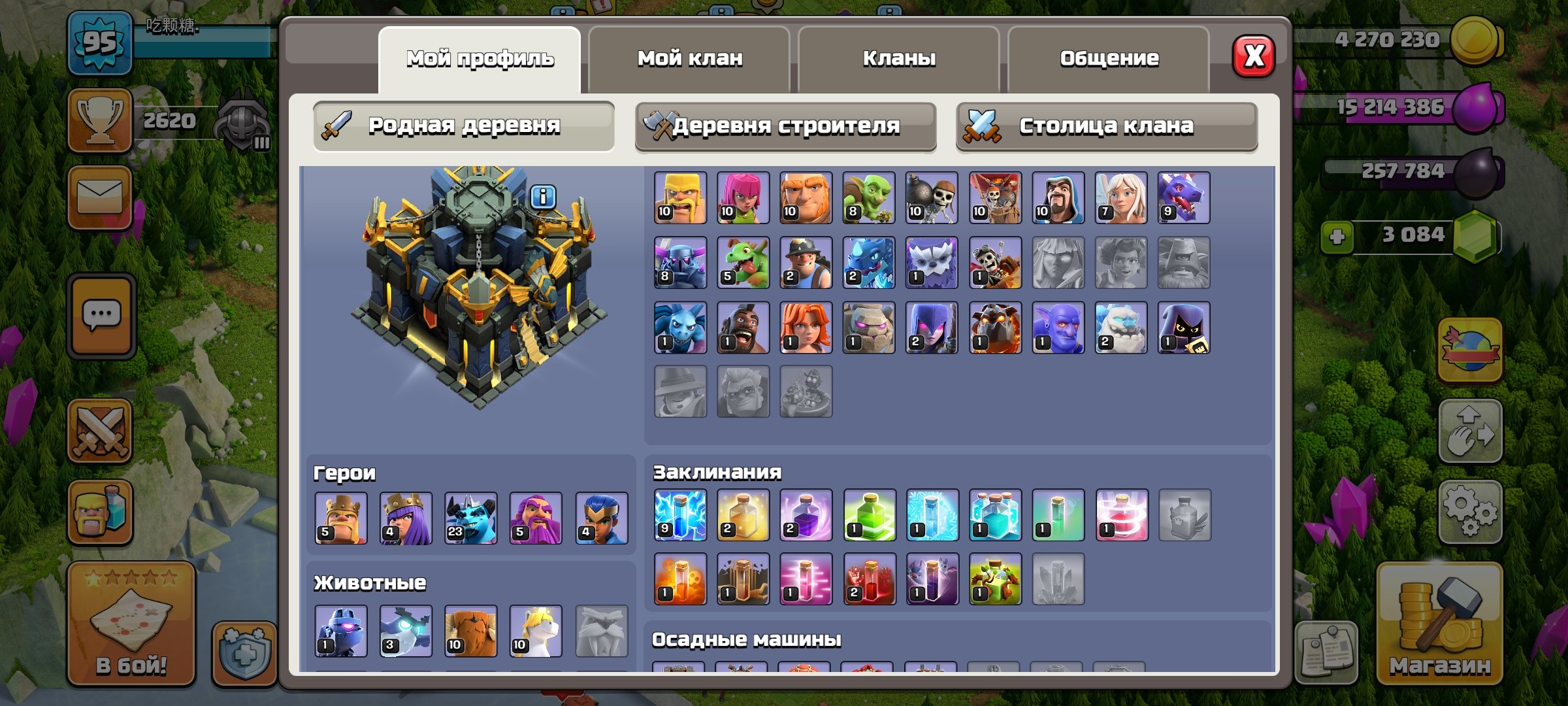 🏰 Clash of Clans account | Town Hall 17 | Level 95