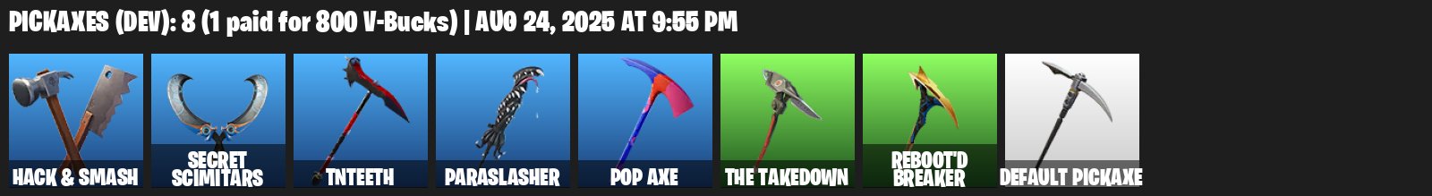 💖 10 skins | 🌟 Fortnite account