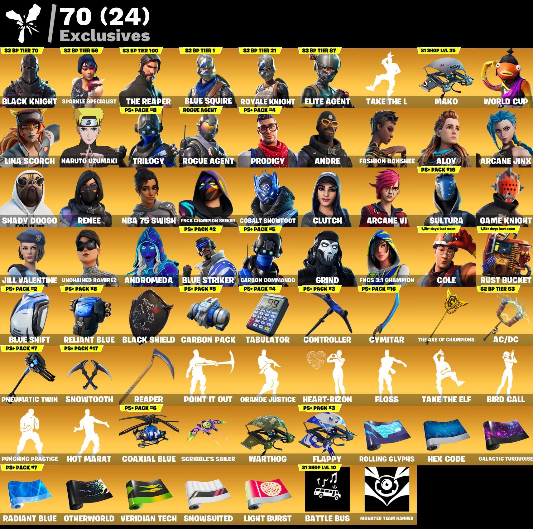 🎨 776 skins | 🌟 Fortnite account