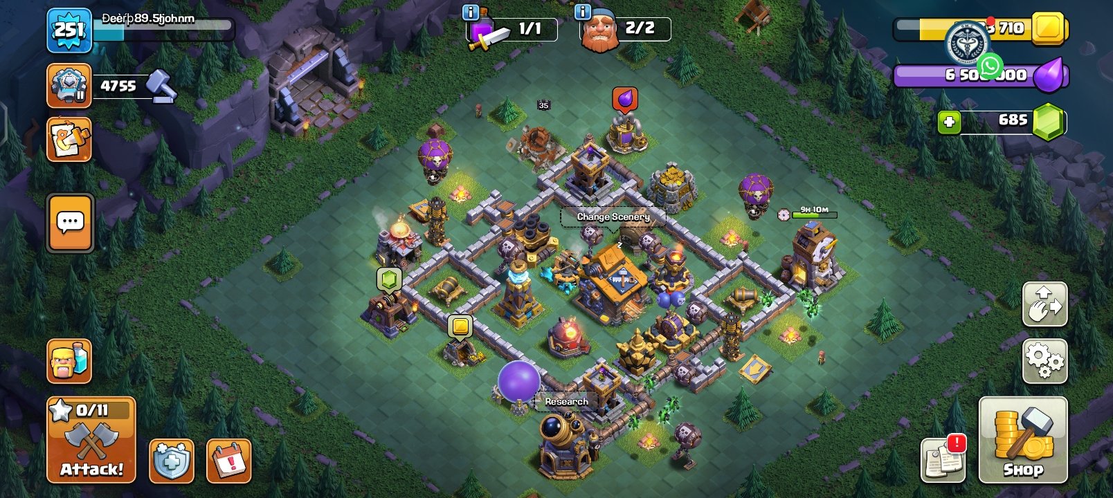 🏰 Clash of Clans акаунт | 15 ратуша | Рівень 250