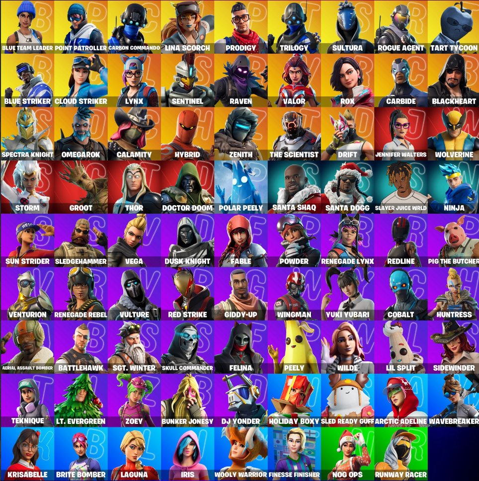 🎨 80 skins | 🌟 Fortnite account