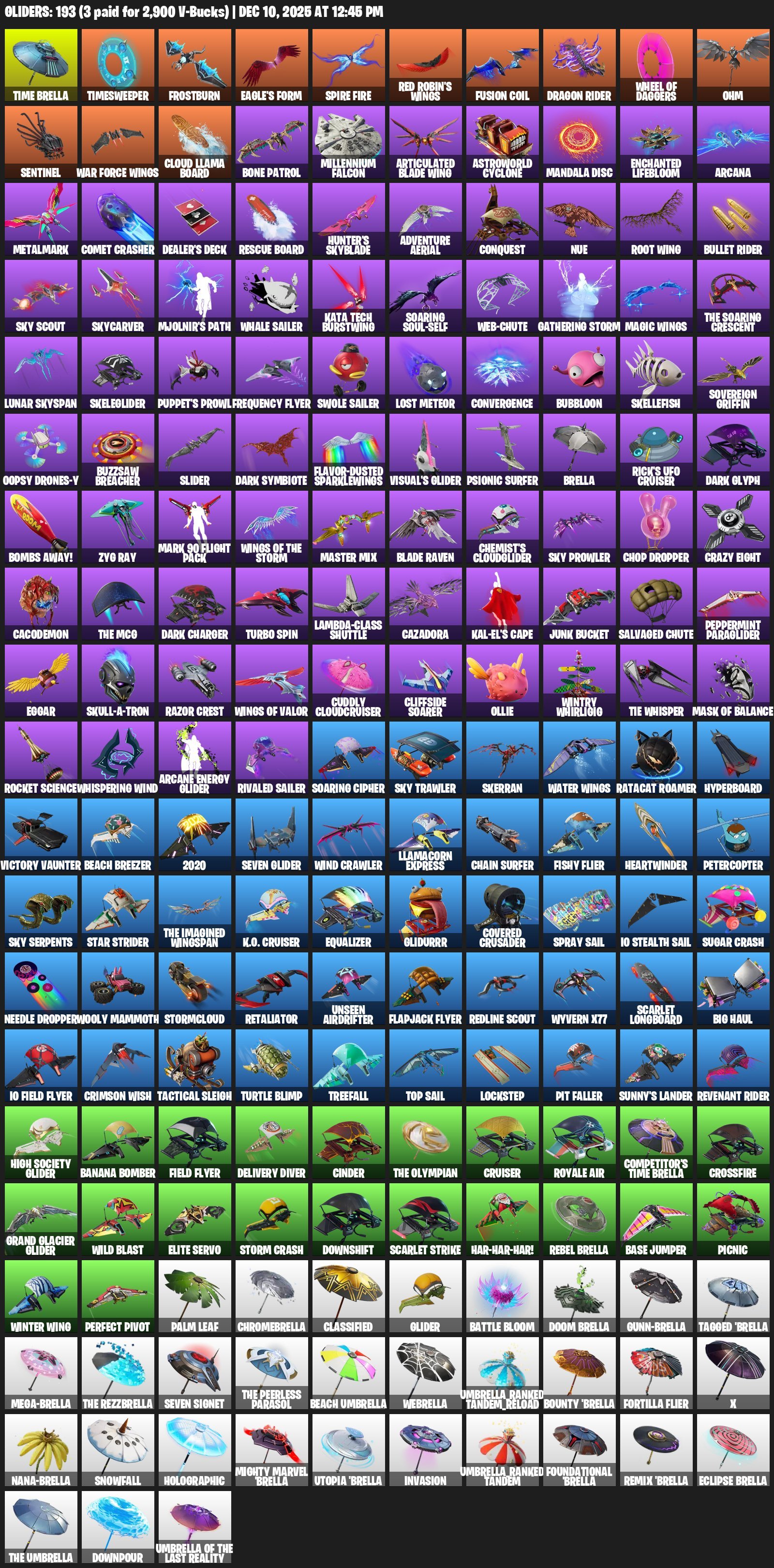 🎨 263 skins | 🌟 Fortnite account