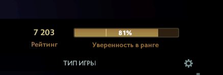 🏅 MMR 7203 | 🕒 175 годин | 🛡 12000