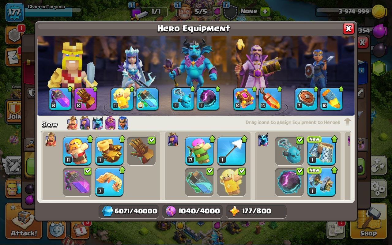 🏰 Clash of Clans акаунт | Ратуша 14 | Рівень 177