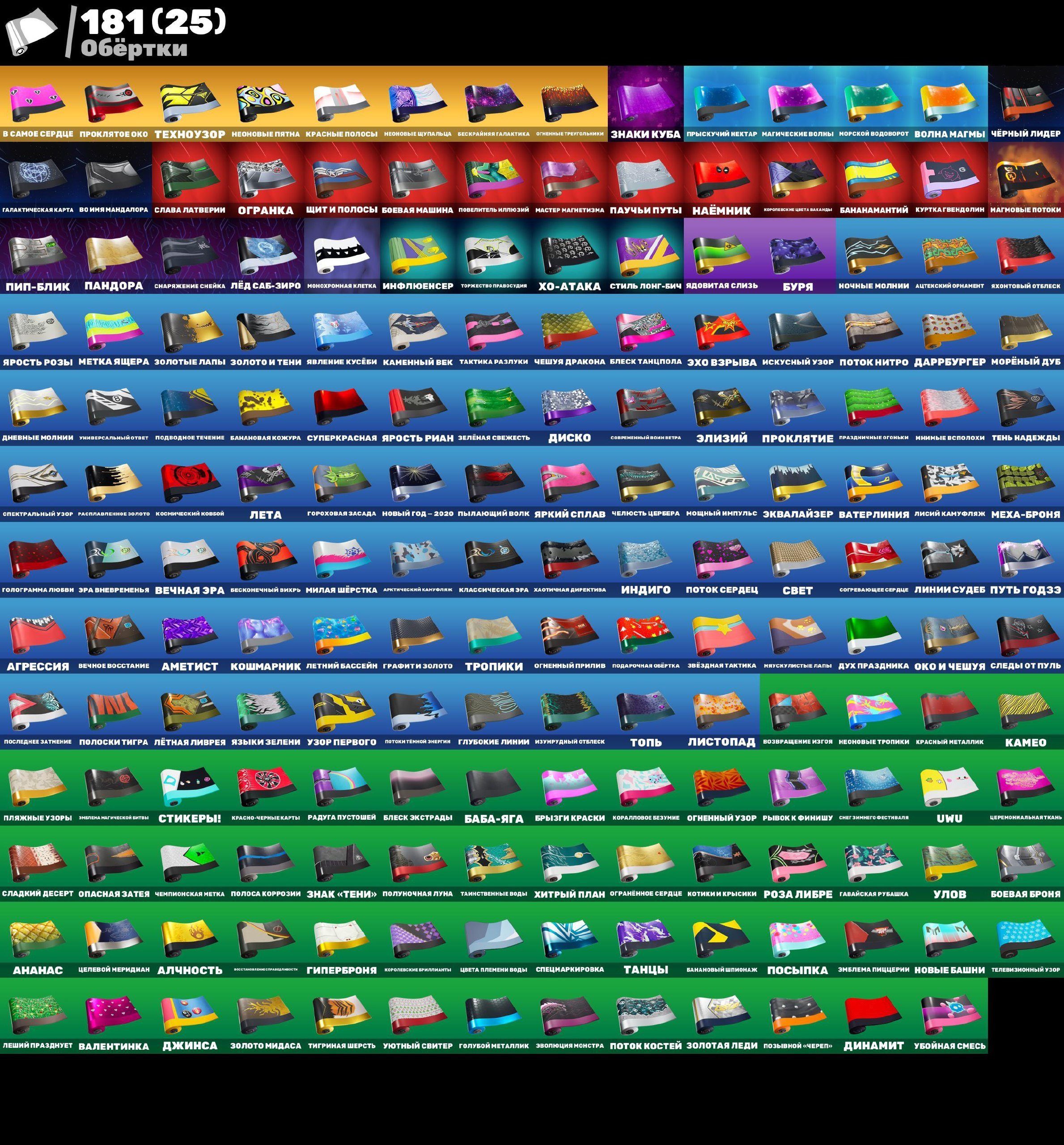 🎨 291 skins | 🌟 Fortnite account