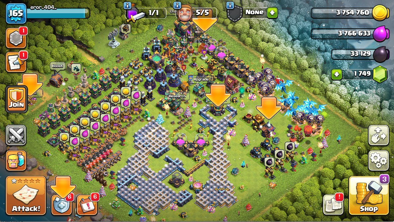 🏰 Clash of Clans акаунт | 14 ратуша | Рівень 165