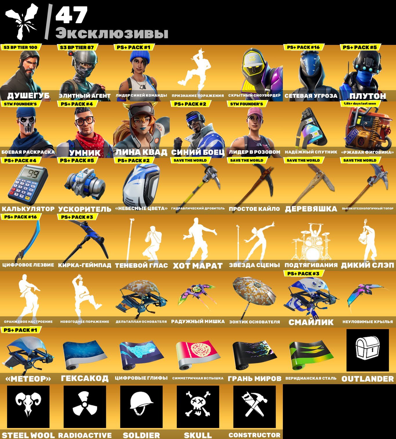 🎨 96 skins | 🌟 Fortnite account