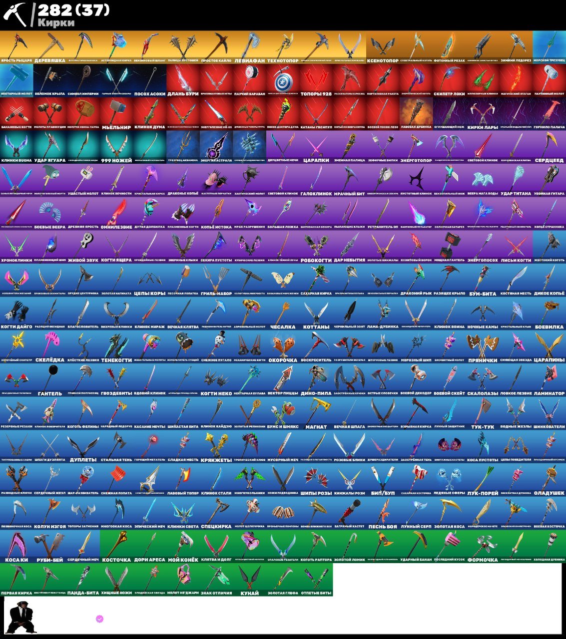 🎨 263 skins | 🌟 Fortnite account