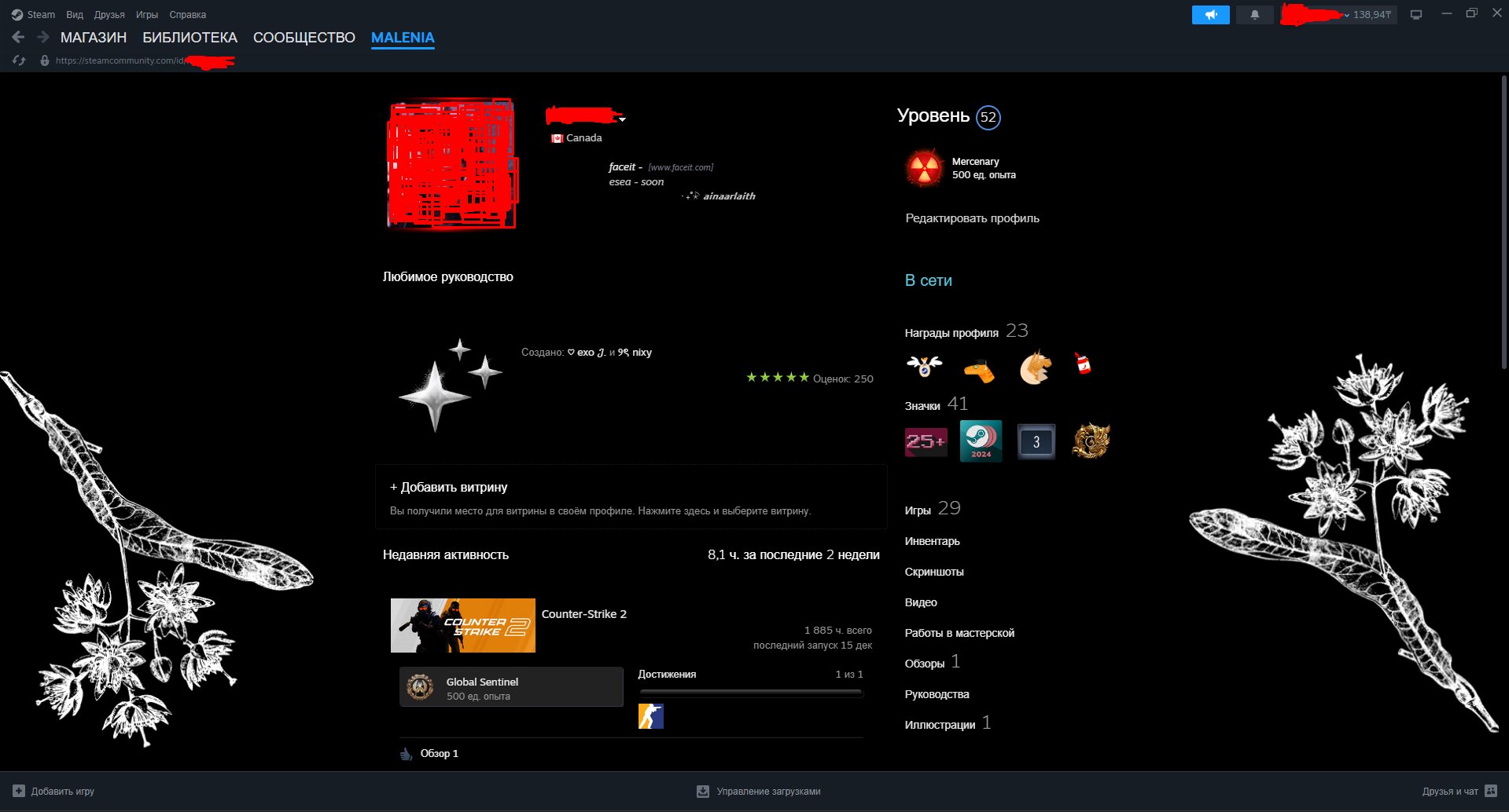 🔥 CS2 PRIME | 🎯 FACEIT LVL 52 | 🕒 1900 hours — Ready for Ranked Matches