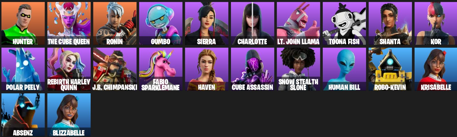 🎨 22 skins | 🌟 Fortnite account