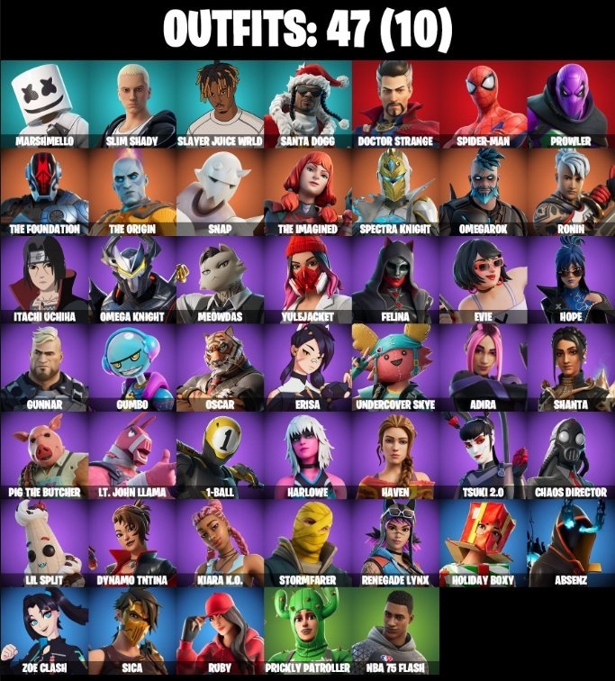 🎨 47 скінів | 🌟 Fortnite акаунт