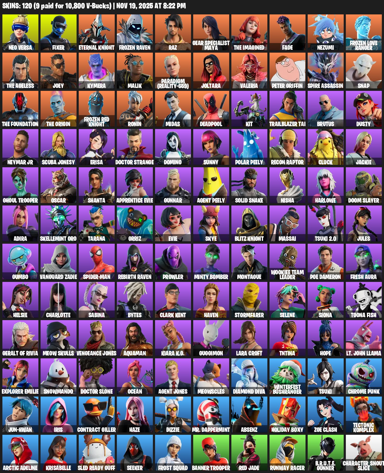 🎨 149 скінів | 🌟 Fortnite акаунт