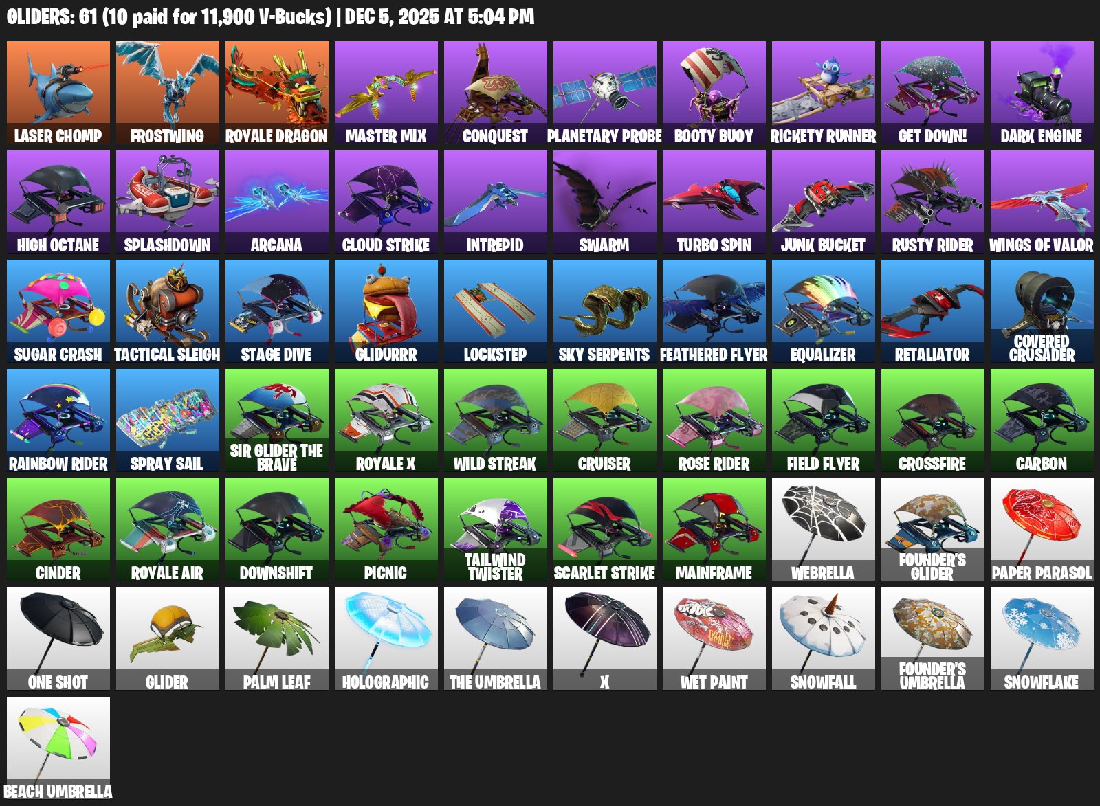 🎨 105 skins | 🌟 Fortnite account