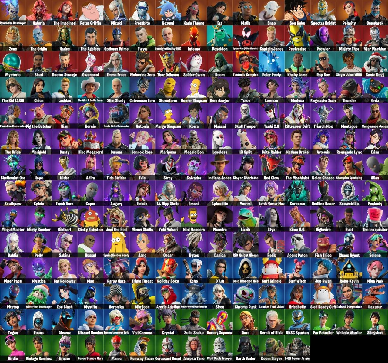 🎨 207 скінів | 🌟 Fortnite акаунт