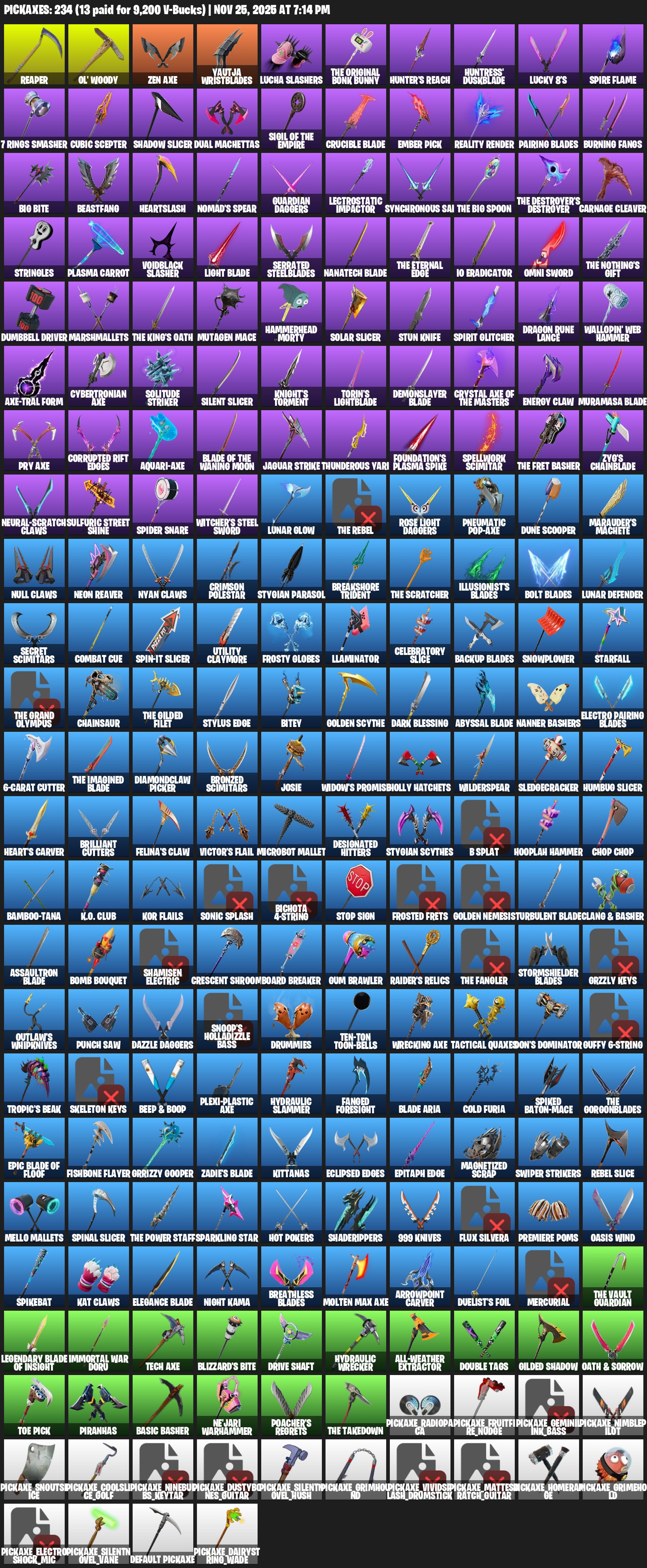 🎨 197 скінів | 🌟 Fortnite акаунт