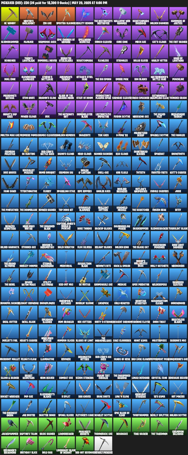 🎨 232 skins | 🌟 Fortnite account