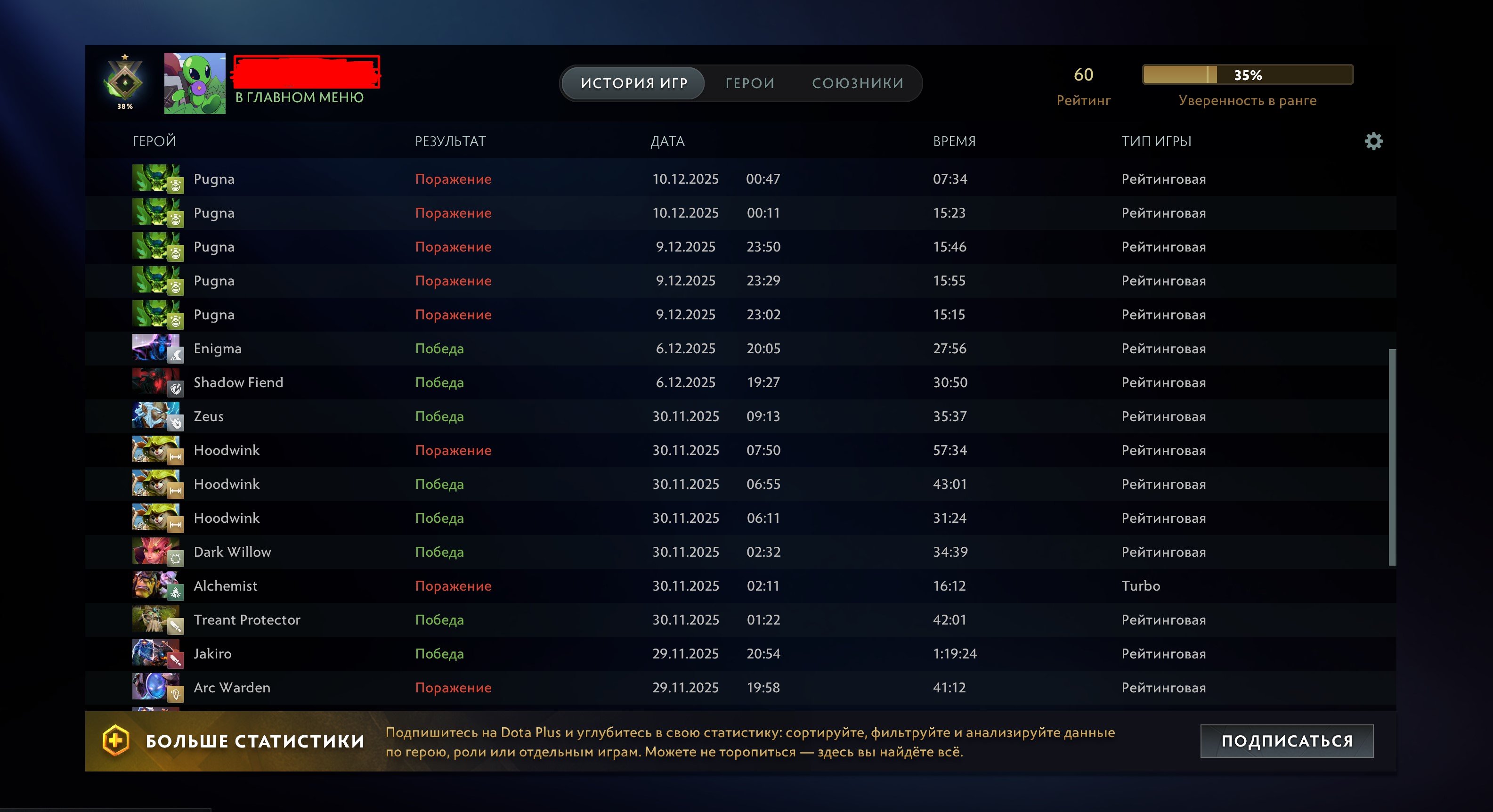 🏅 MMR 1 | 🕒 272 hours | 🛡 11799