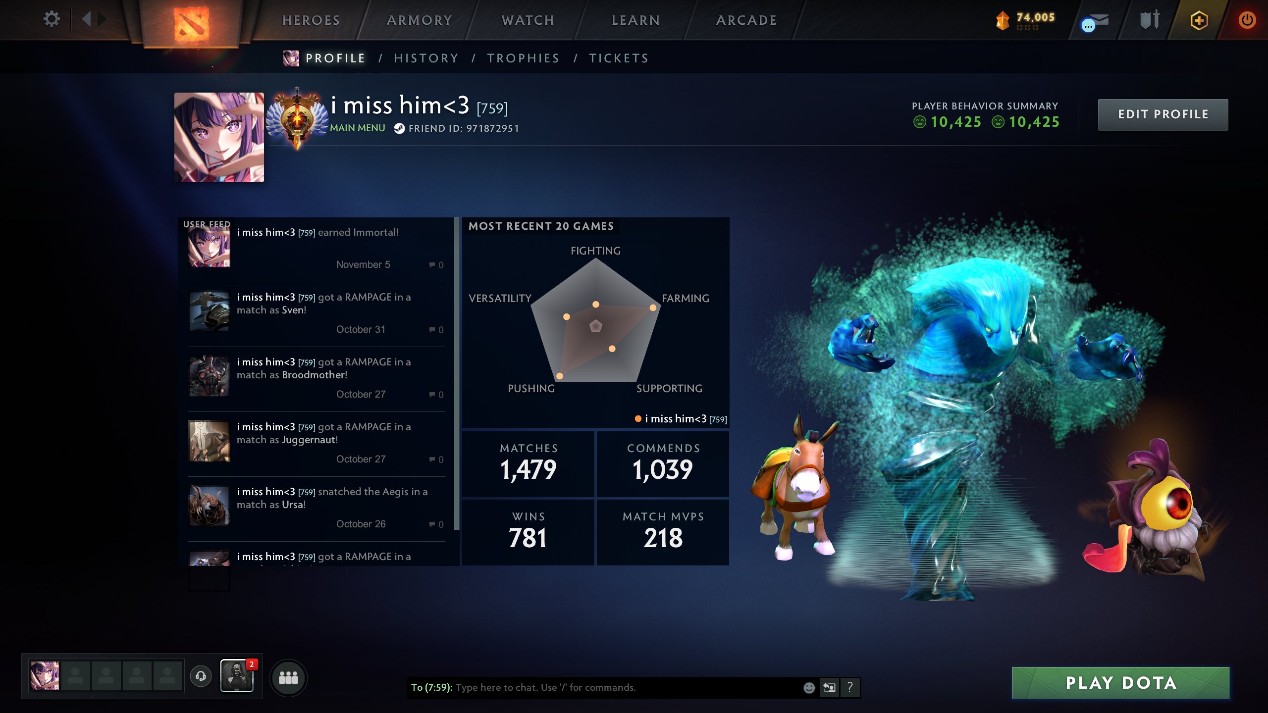 🏅 MMR 5725 | 🕒 1460 hours | 🛡 10400