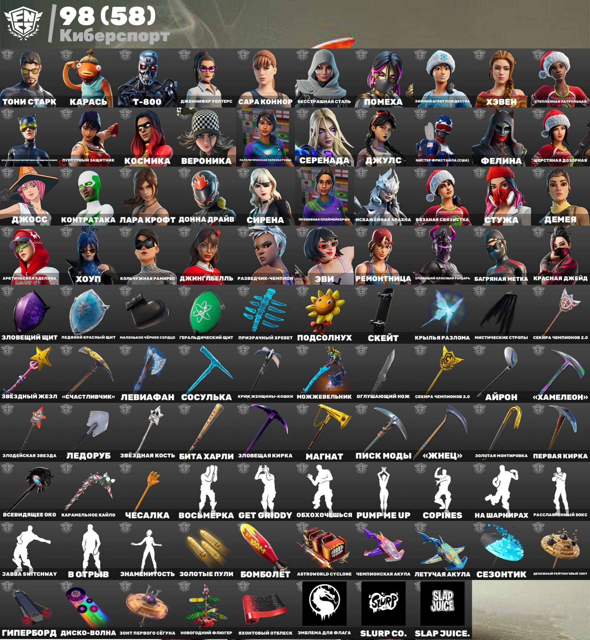 🎨 276 skins | 🌟 Fortnite account