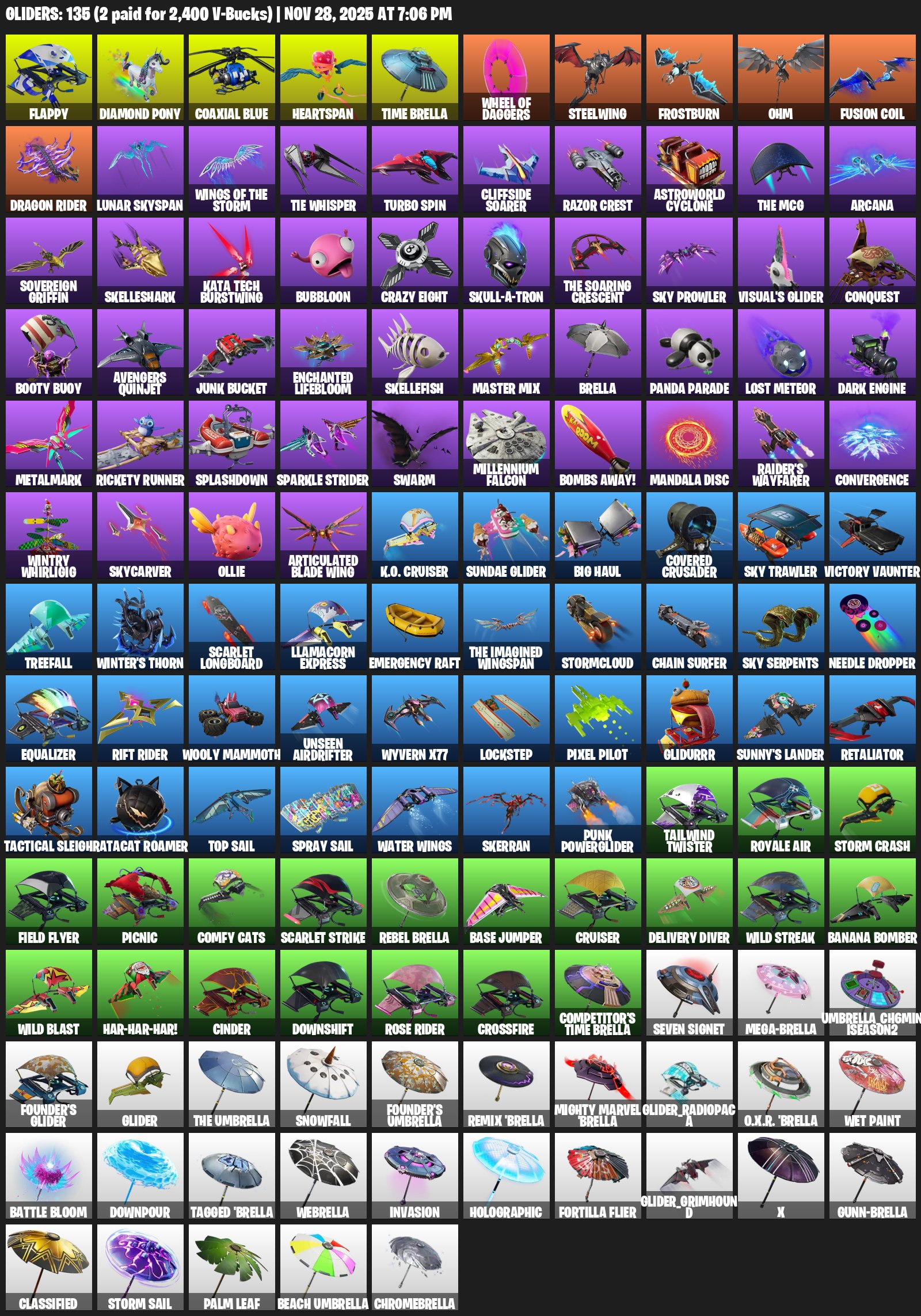 🎨 135 skins | 🌟 Fortnite account