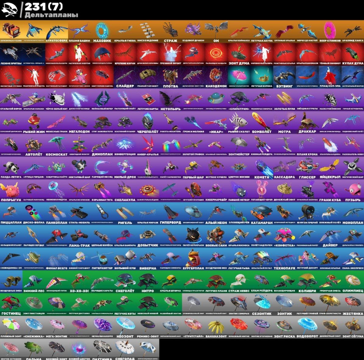 🎨 232 skins | 🌟 Fortnite account