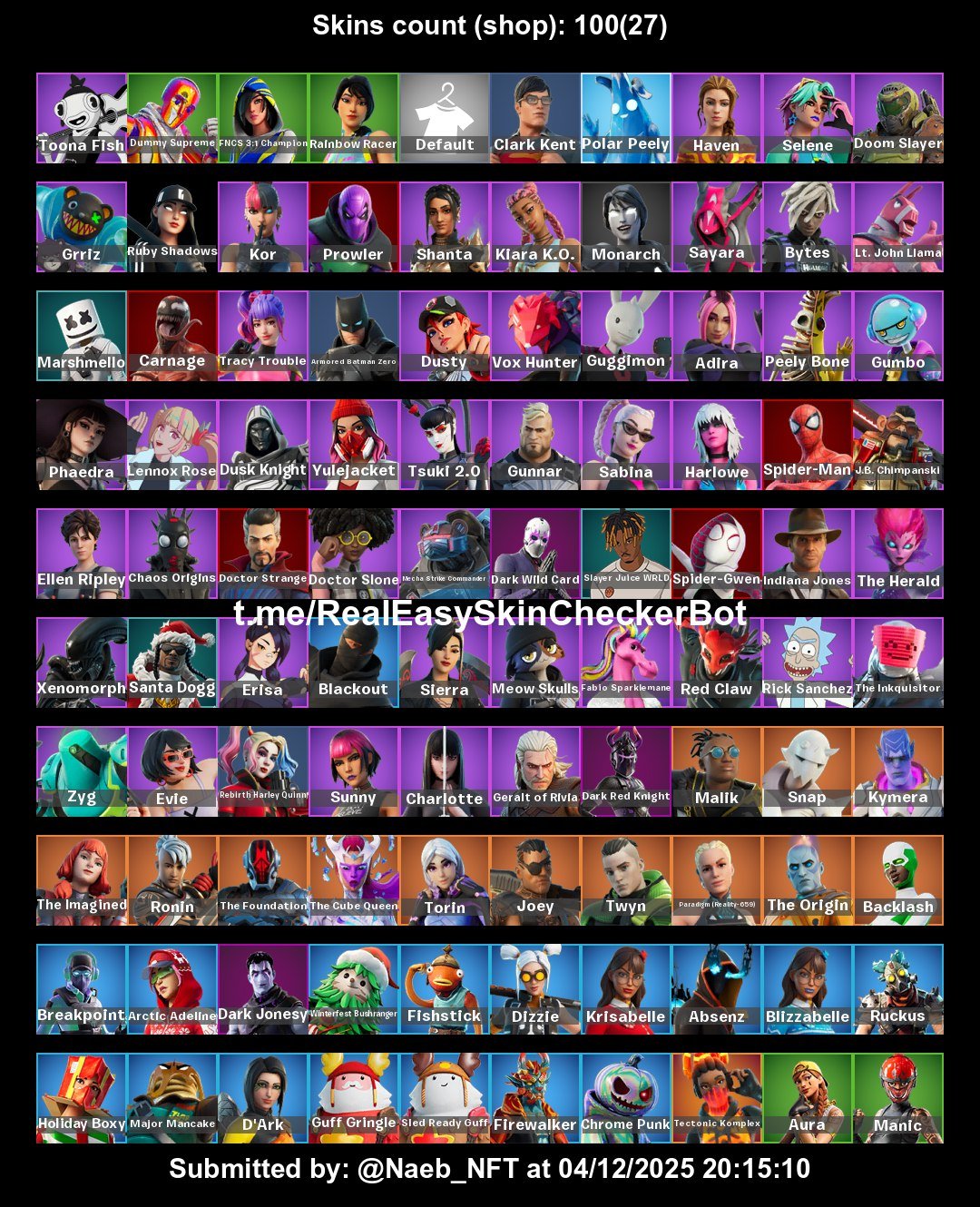 🎨 100 skins | 🌟 Fortnite account