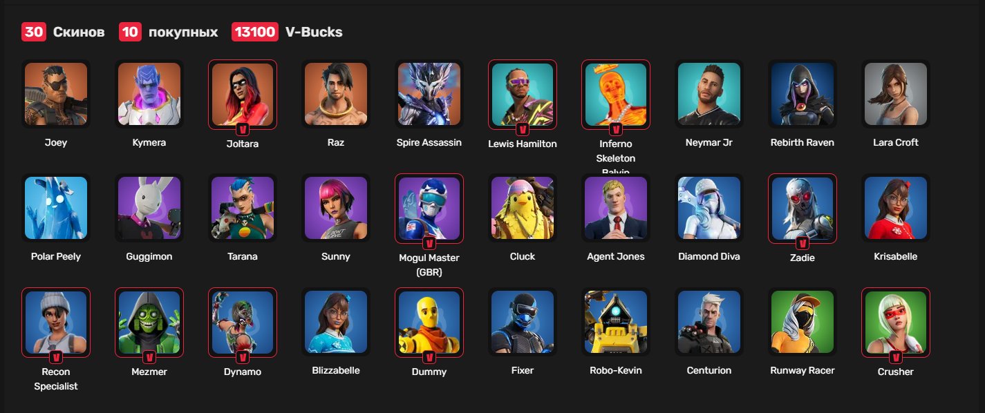 🎨 32 skins | 🌟 Fortnite account