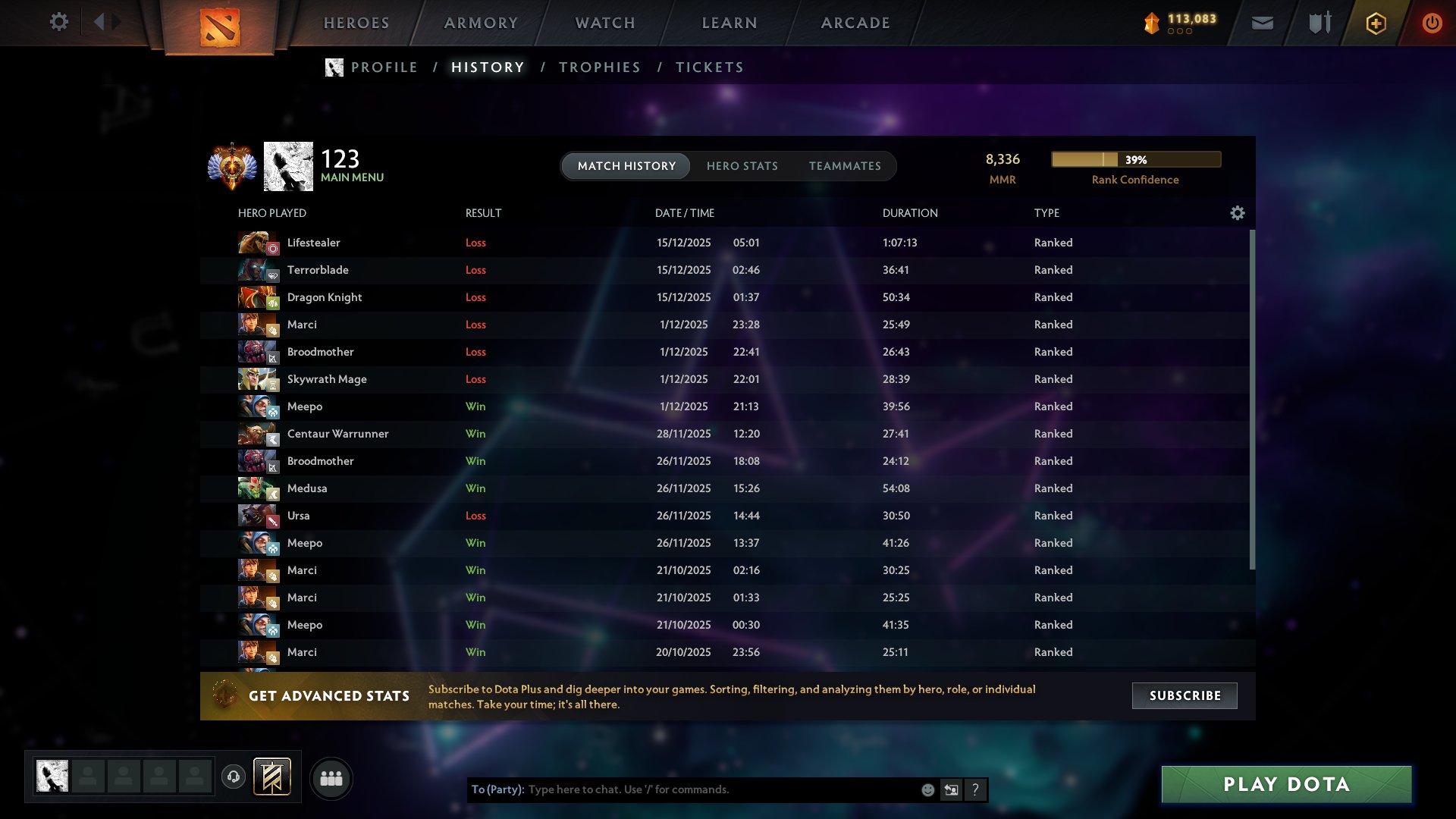 🏅 MMR 8336 | 🕒 4790 hours | 🛡 12000