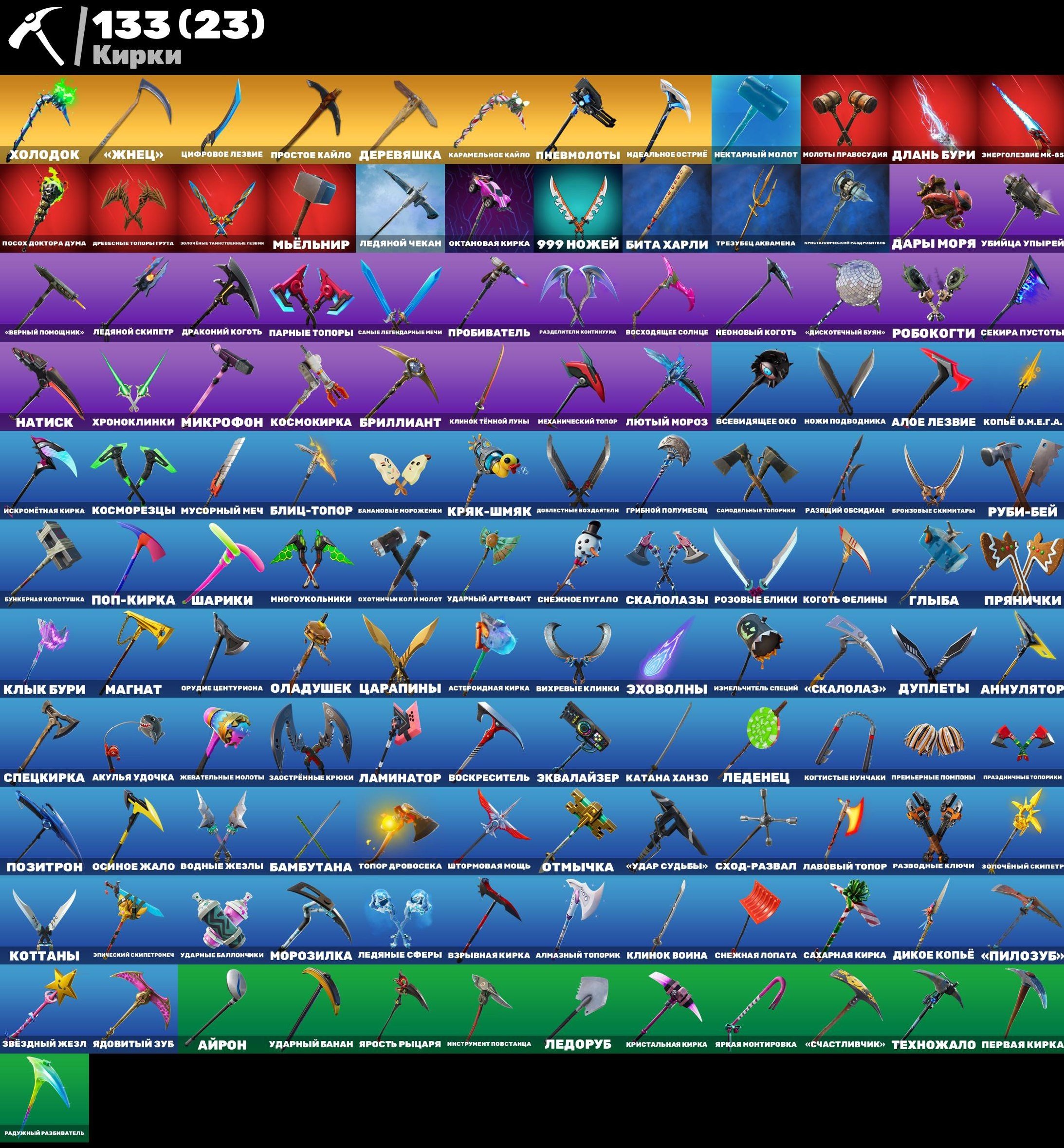 🎨 179 skins | 🌟 Fortnite account