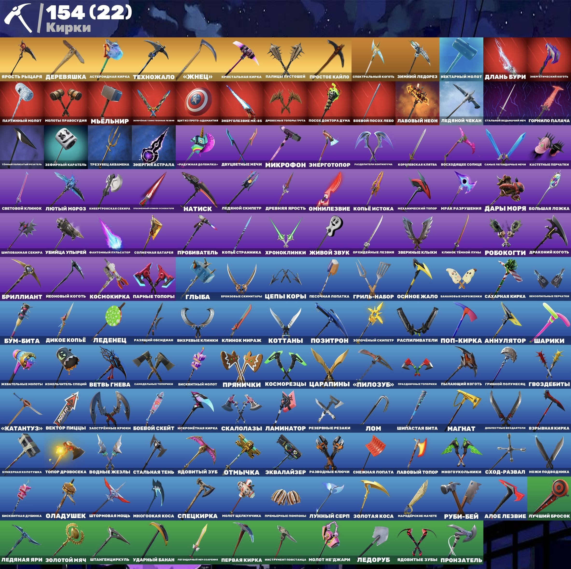 🎨 188 skins | 🌟 Fortnite account