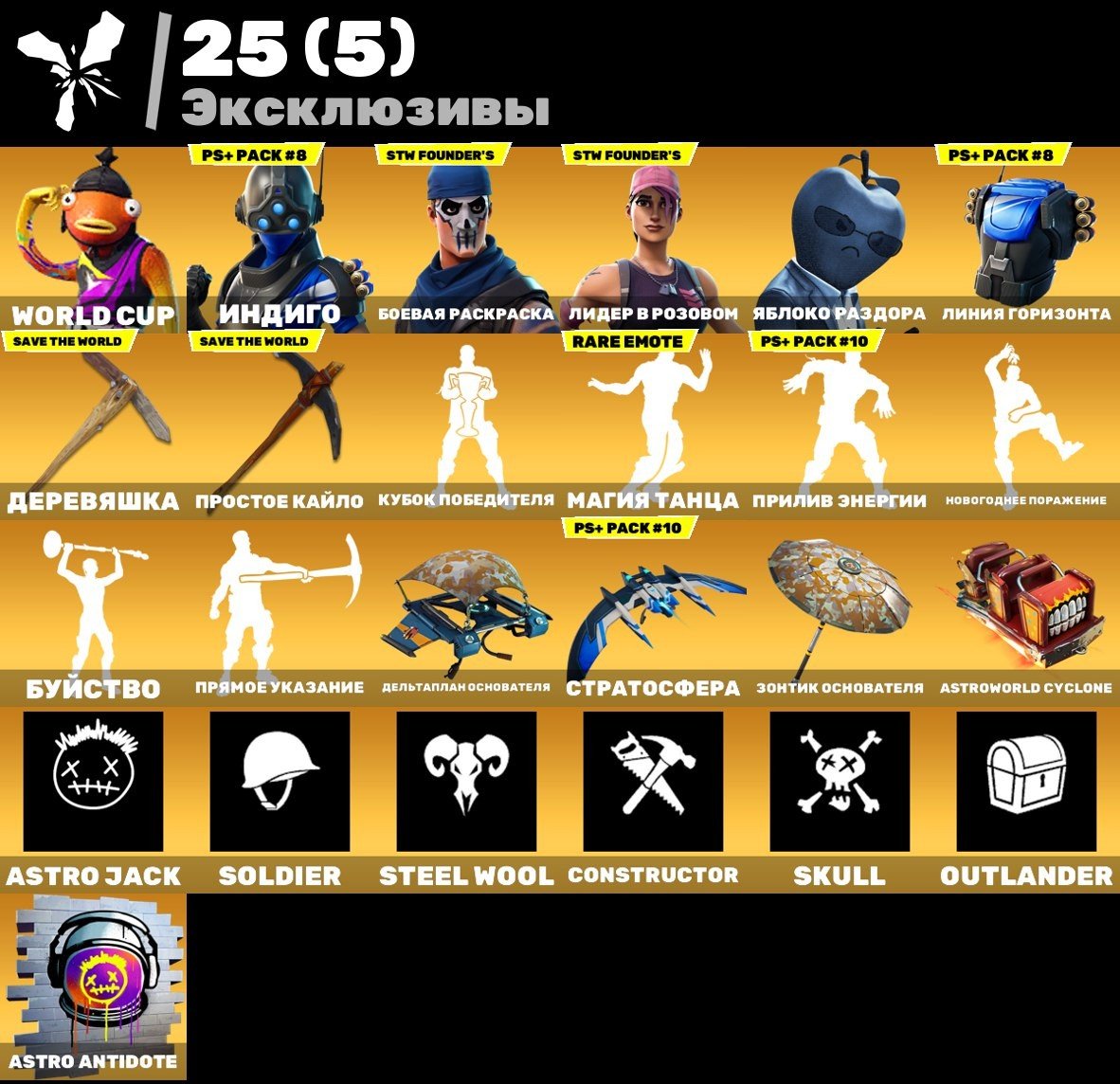 🎨 121 skins | 🌟 Fortnite account