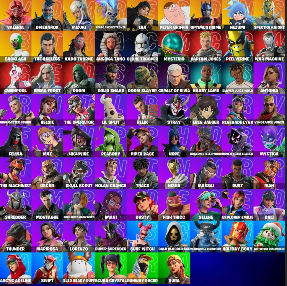 🎨 78 skins | 🌟 Fortnite account