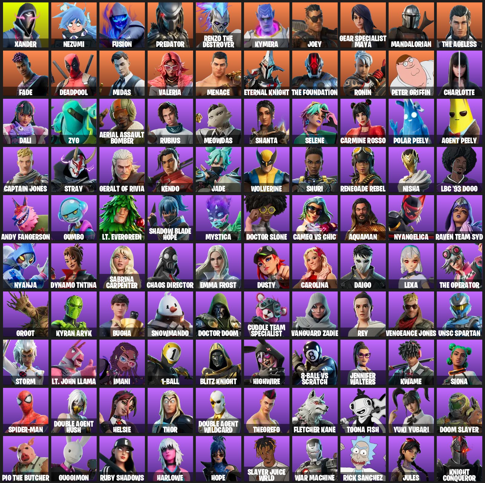 🎨 185 skins | 🌟 Fortnite account