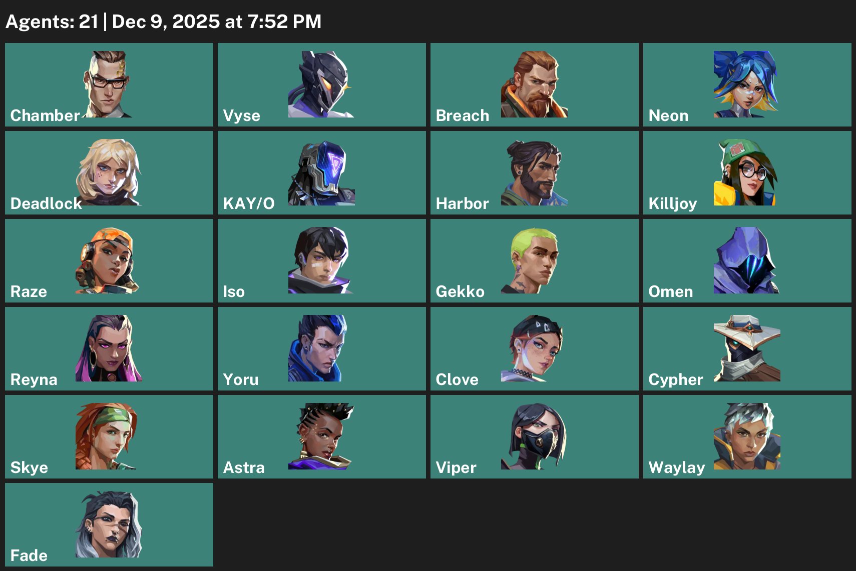 🎯 Valorant account | Ranked unlocked | Server: any | 10 agents