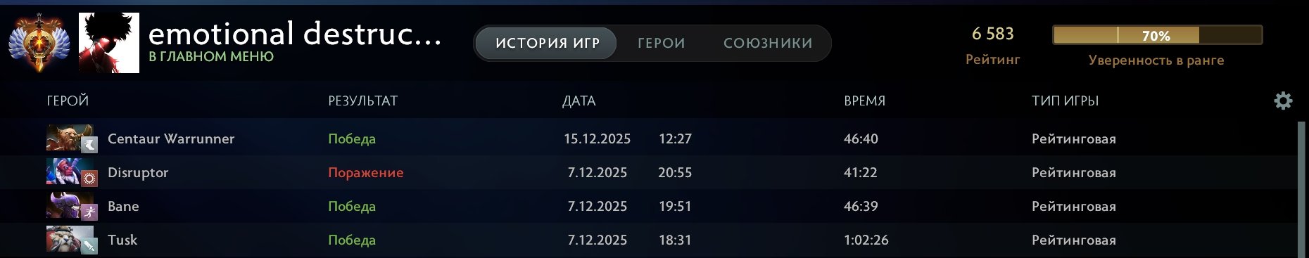 🏅 MMR 6583 | 🕒 4588 hours | 🛡 10305