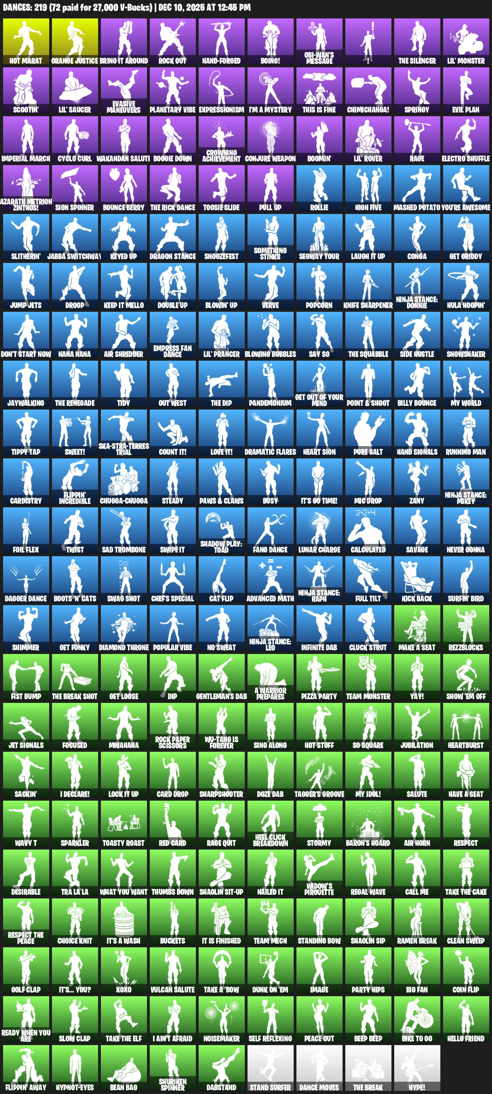 🎨 263 skins | 🌟 Fortnite account