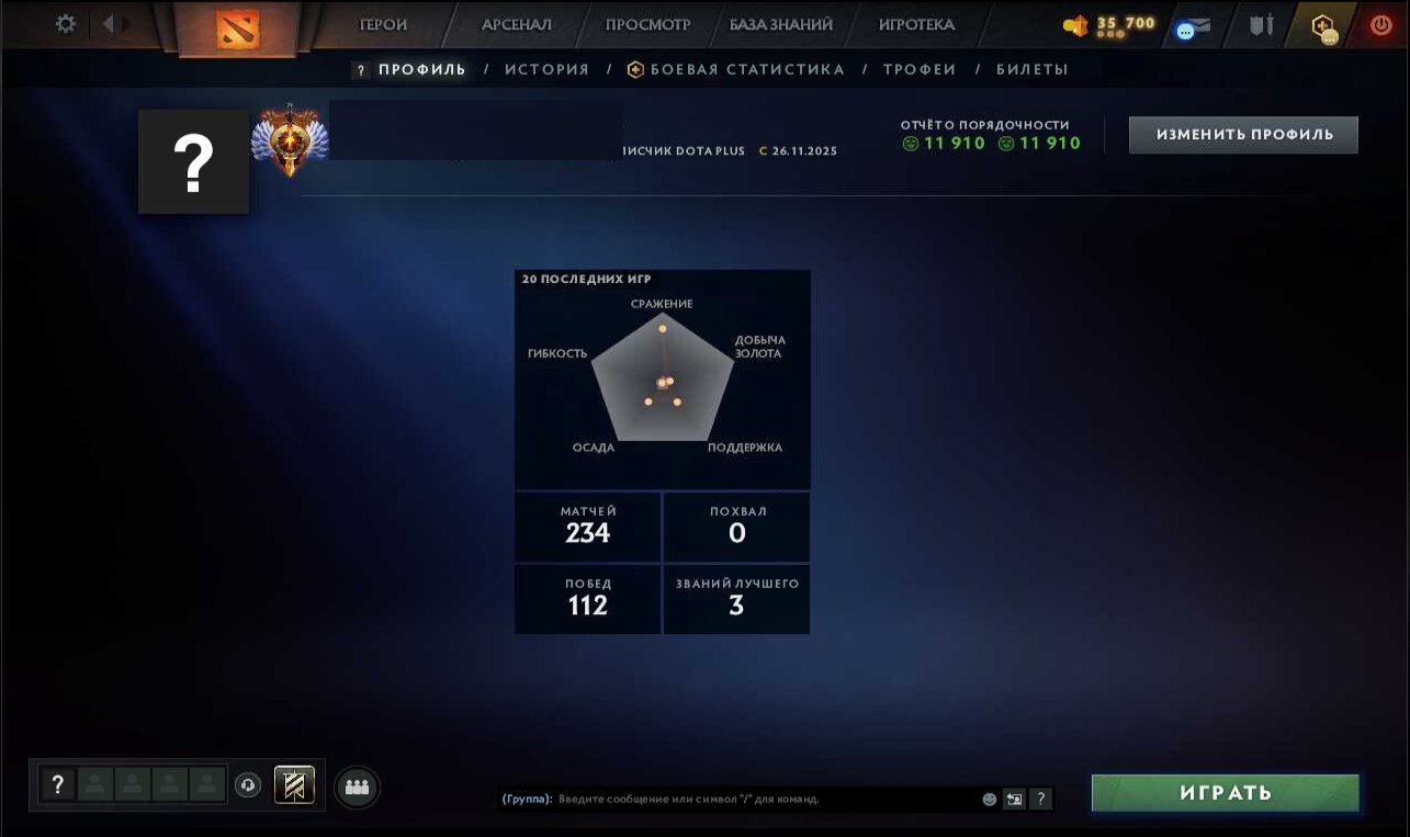 🏅 MMR 7129 | 🕒 220 hours | 🛡 11910