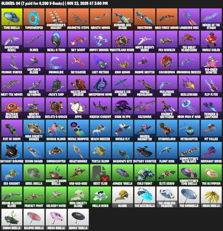 🎨 130 skins | 🌟 Fortnite account