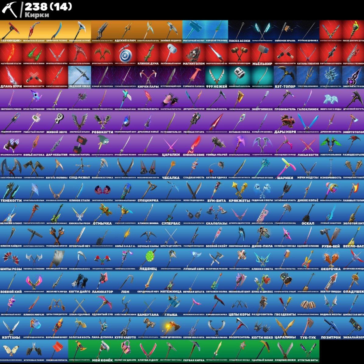 🎨 232 skins | 🌟 Fortnite account