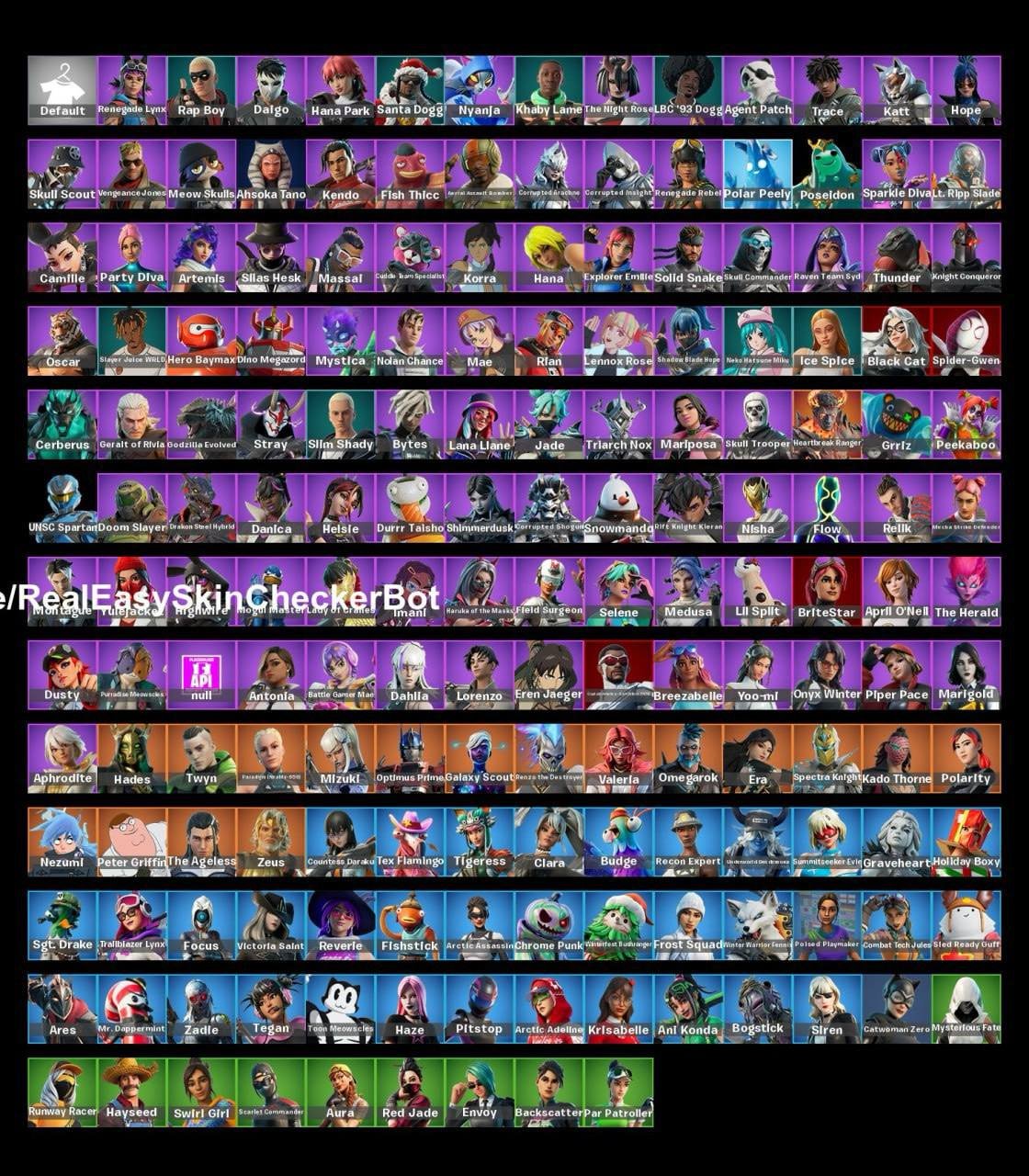 🎨 186 skins | 🌟 Fortnite account