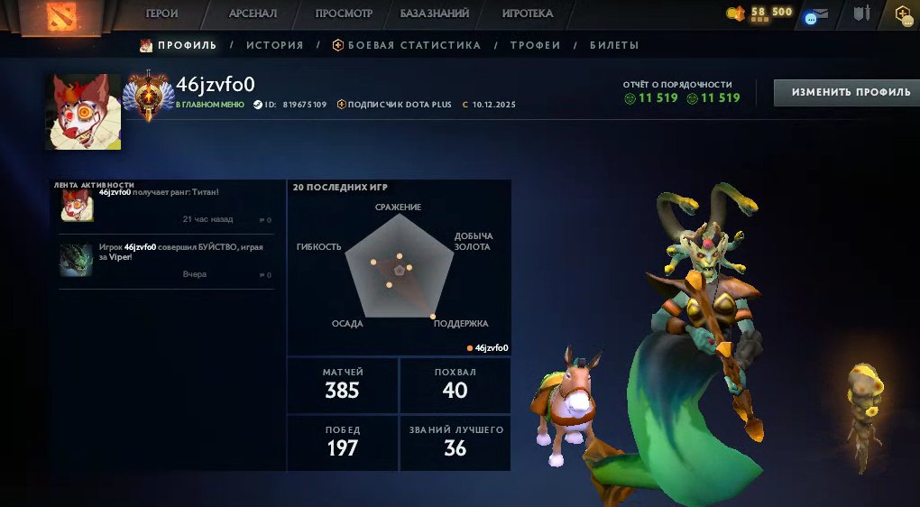 🏅 MMR 7744 | 🕒 360 hours | 🛡 11519