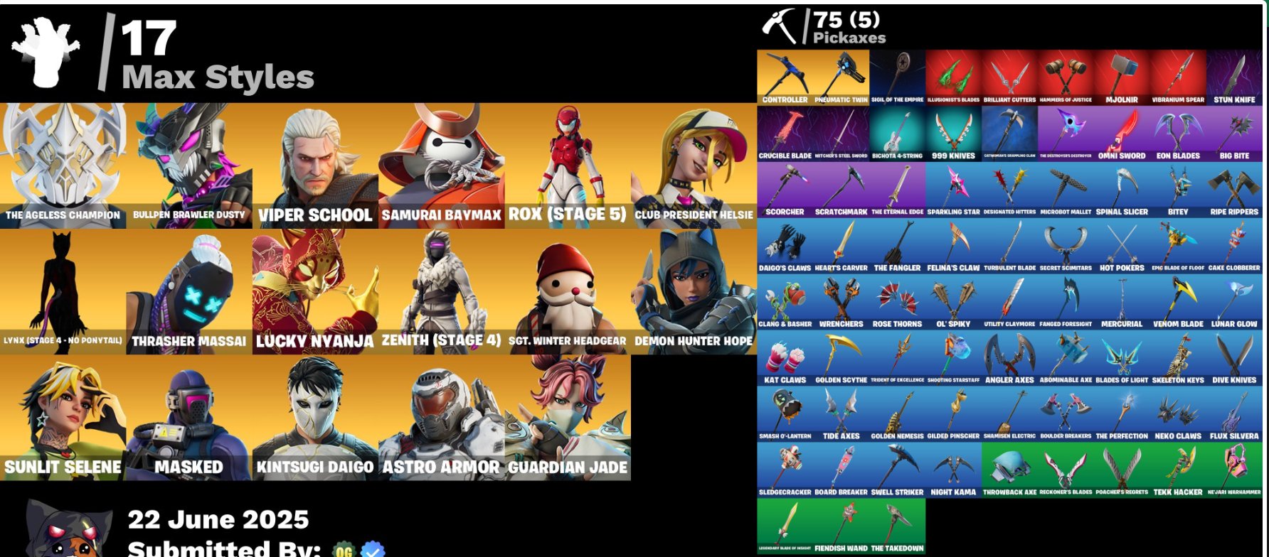 🎨 64 skins | 🌟 Fortnite account