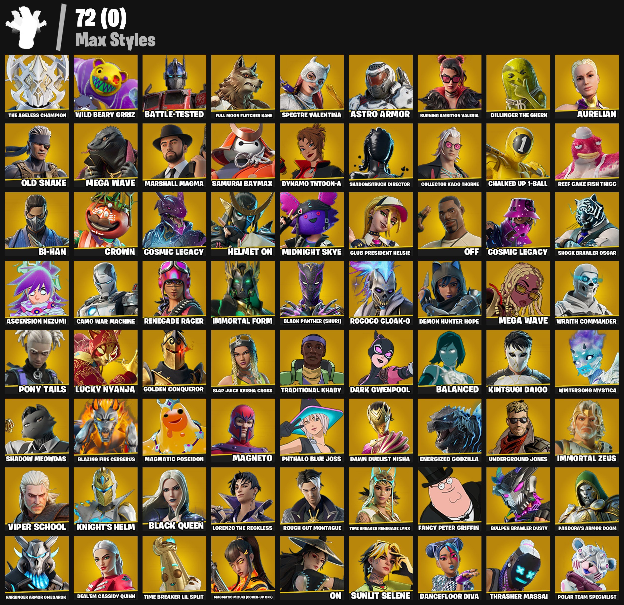 🎨 209 скінів | 🌟 Fortnite акаунт